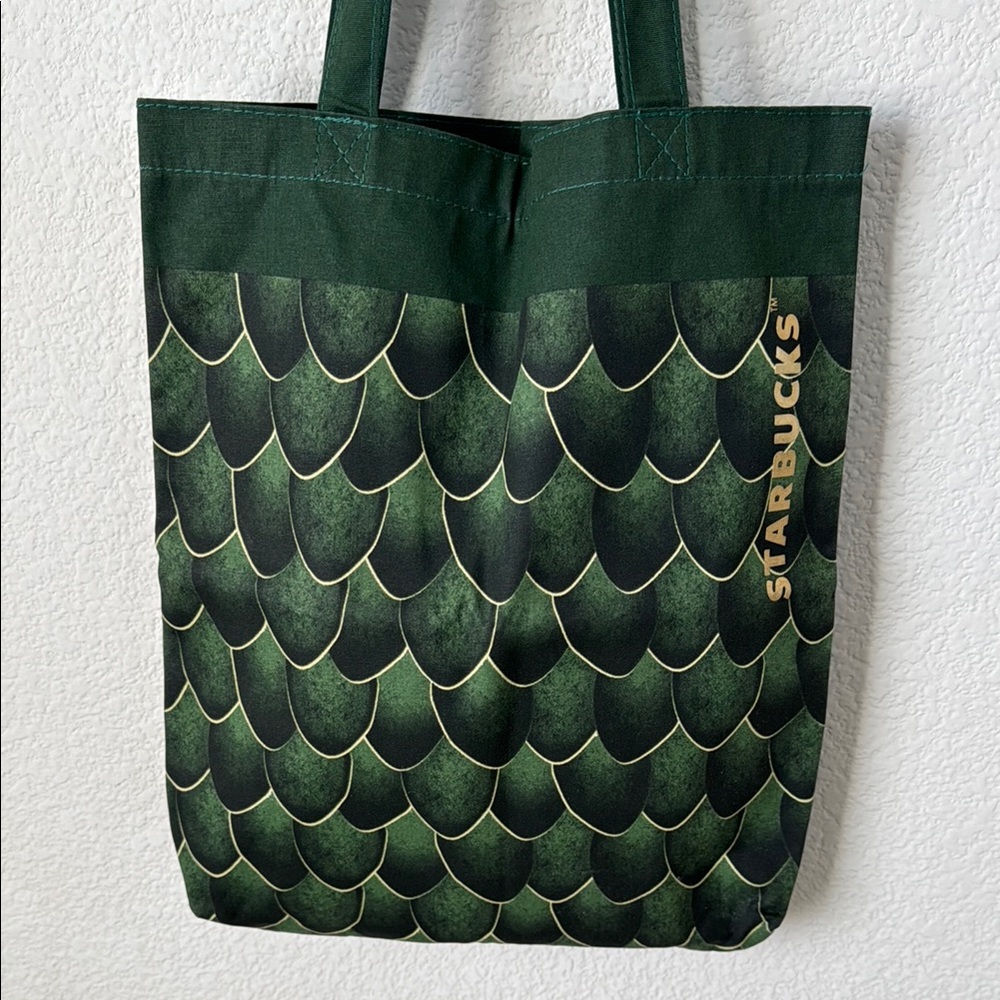 Starbucks Green Siren’s Scales Tote Bag